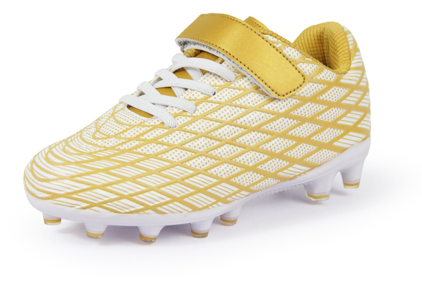 Sooneeya Kids Soccer Cleats Outdoor Firm Ground Athletic Shoes