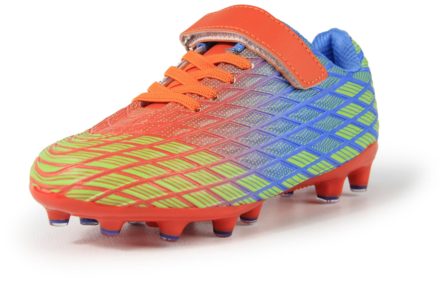 Sooneeya Kids Soccer Cleats Outdoor Firm Ground Athletic Shoes