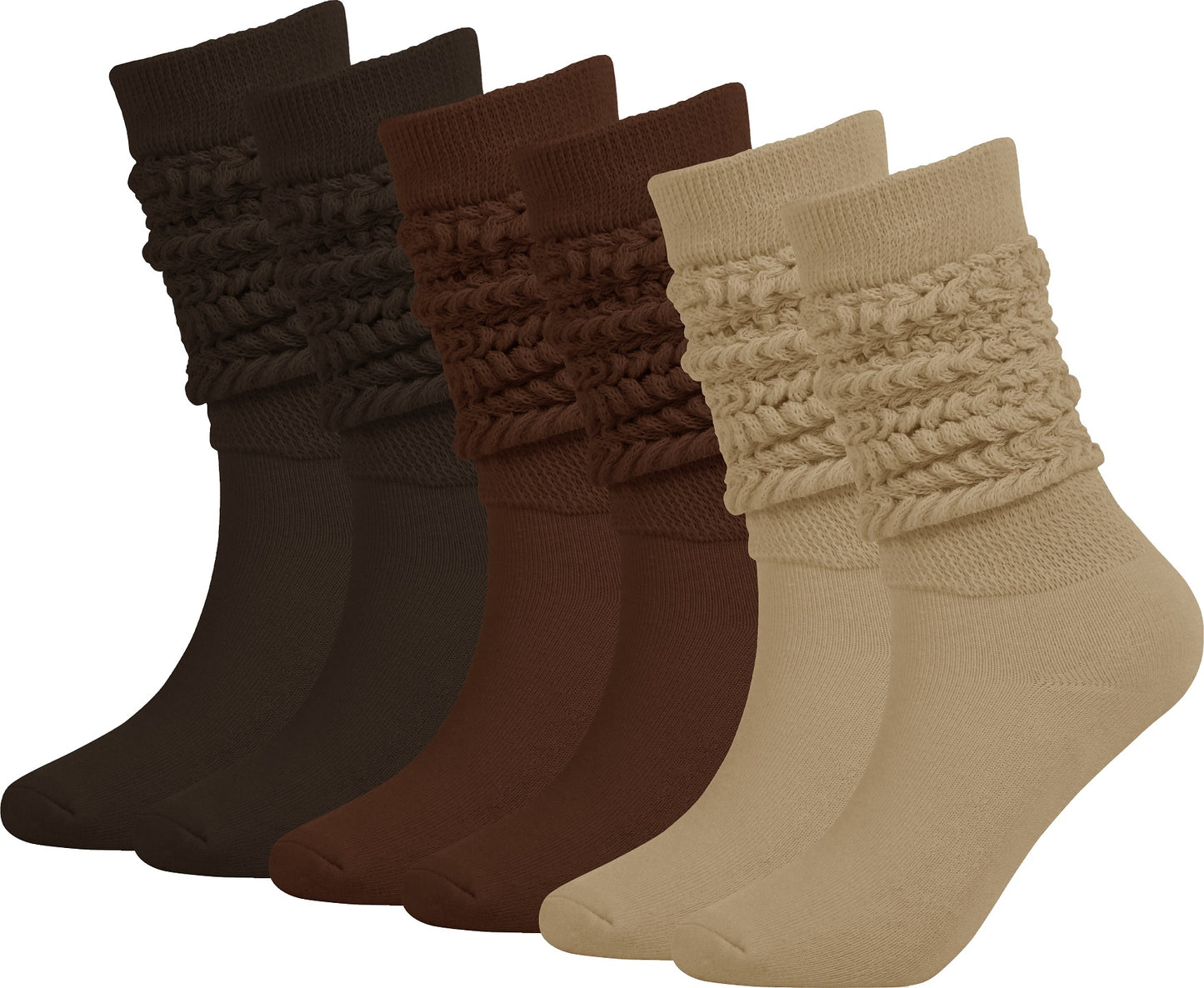 Sooneeya Slouch Socks Women Knee High Scrunch Socks Boot Socks