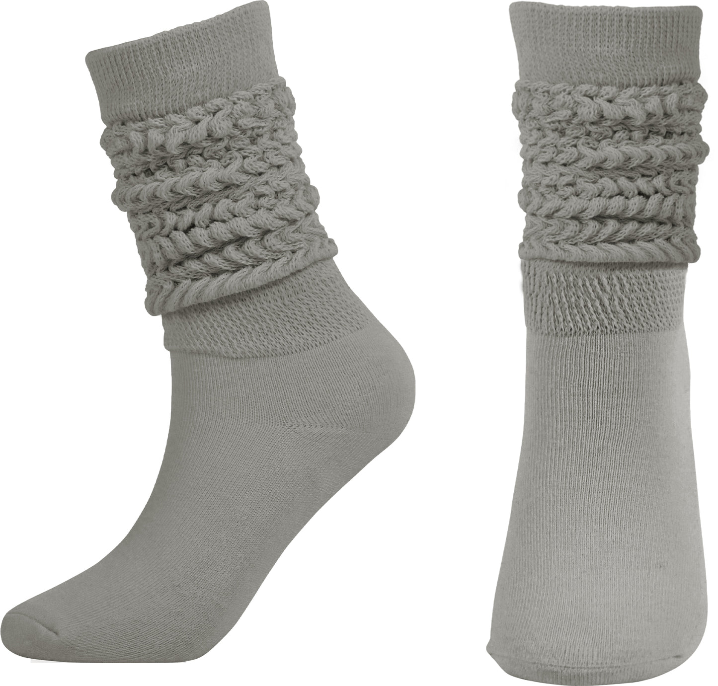 Sooneeya Slouch Socks Women Knee High Scrunch Socks Boot Socks