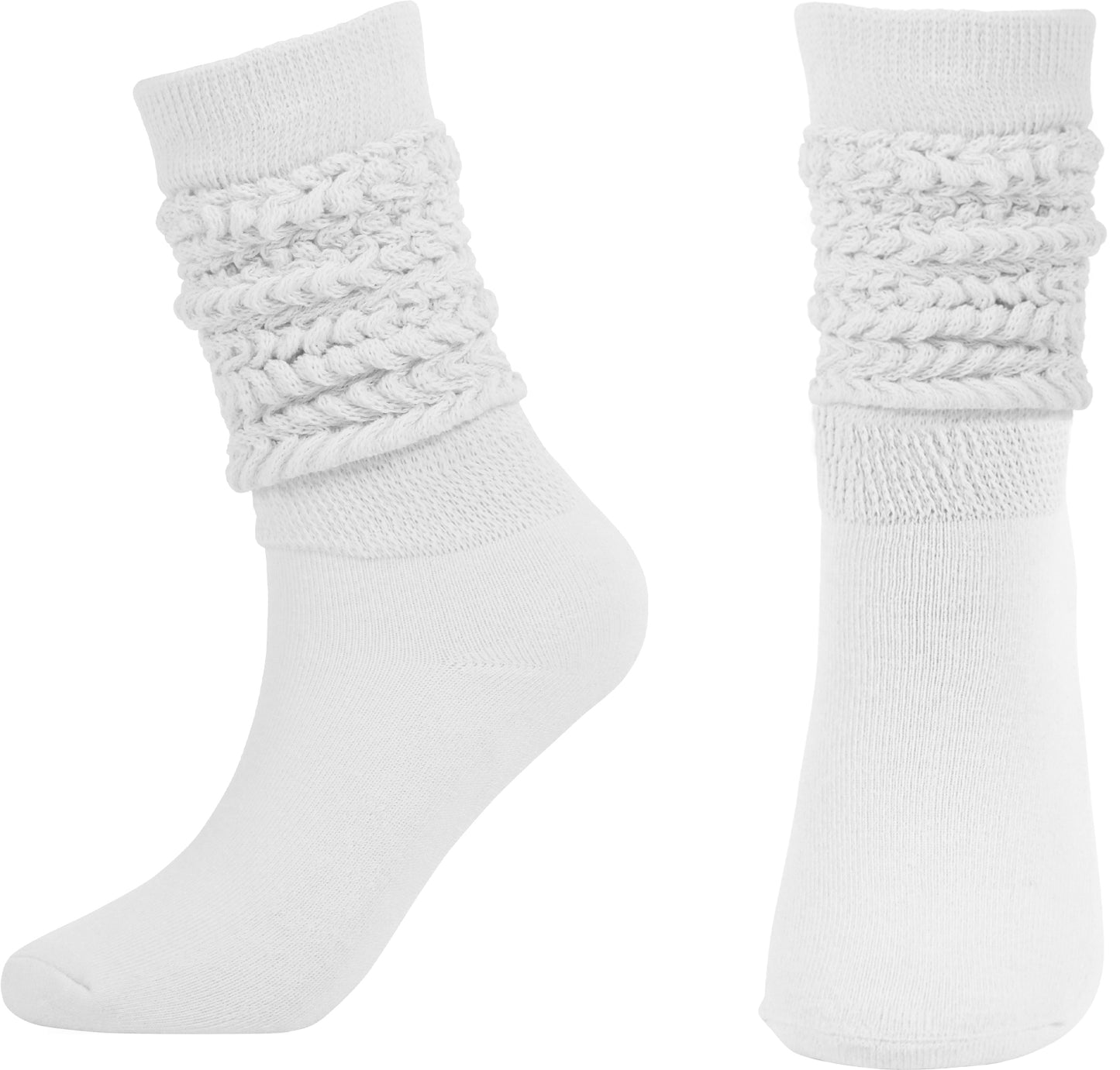 Sooneeya Slouch Socks Women Knee High Scrunch Socks Boot Socks