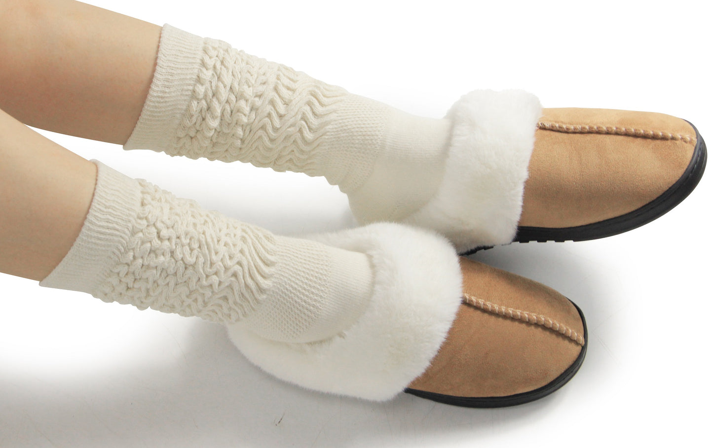 Sooneeya Slouch Socks Women Knee High Scrunch Socks Boot Socks