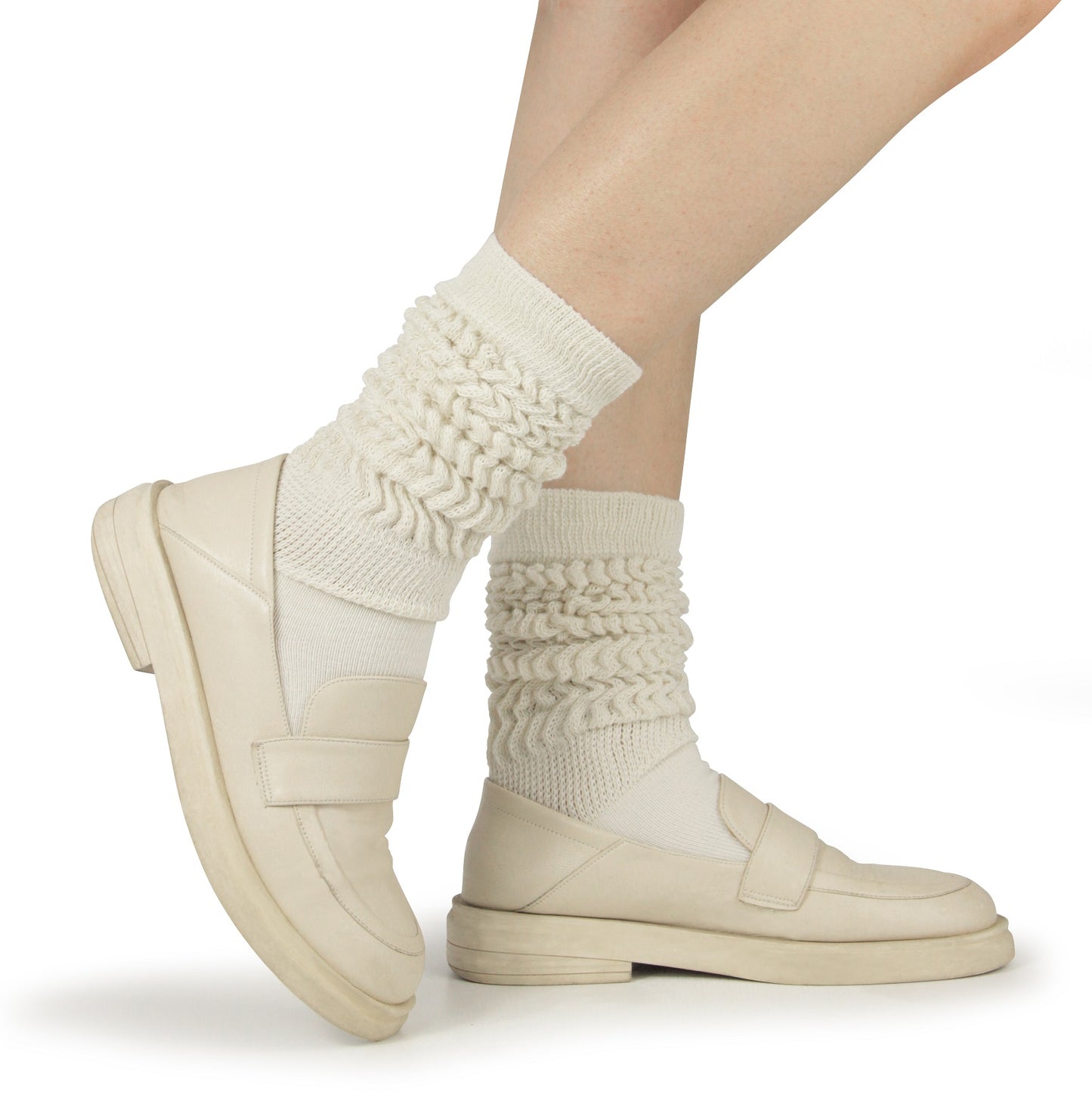 Sooneeya Slouch Socks Women Knee High Scrunch Socks Boot Socks